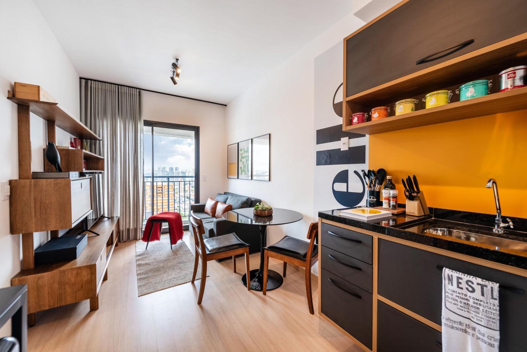 Alto Da Boa Vista, Wifi 700mb, Metro, 18andar Apartamento *